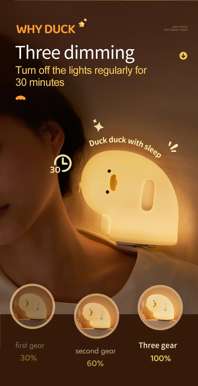 Cute Duck LED Night Light