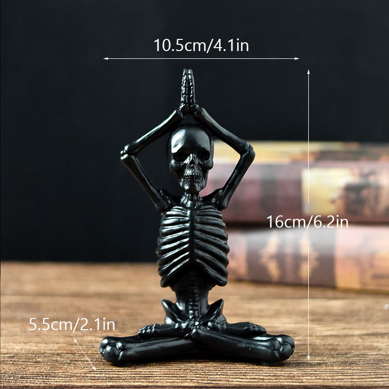 Skeletons doing Yoga