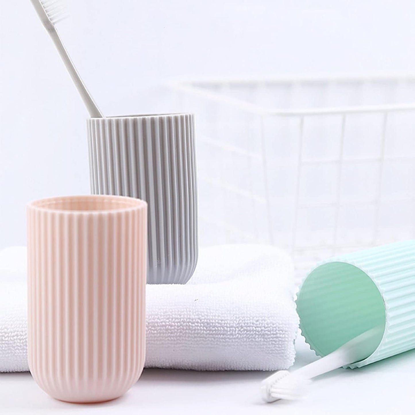 Portable Toothbrush and Toothpaste Holder for Travelling