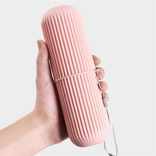 Portable Toothbrush and Toothpaste Holder for Travelling