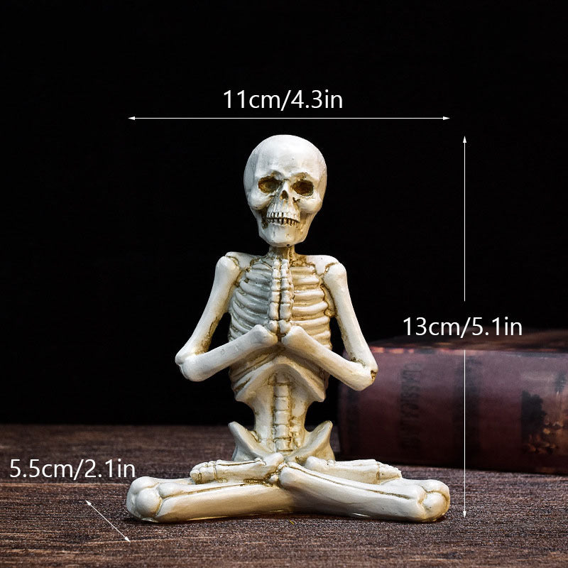 Skeletons doing Yoga