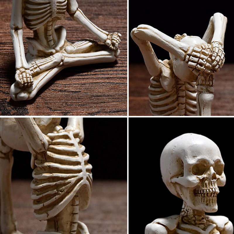 Skeletons doing Yoga