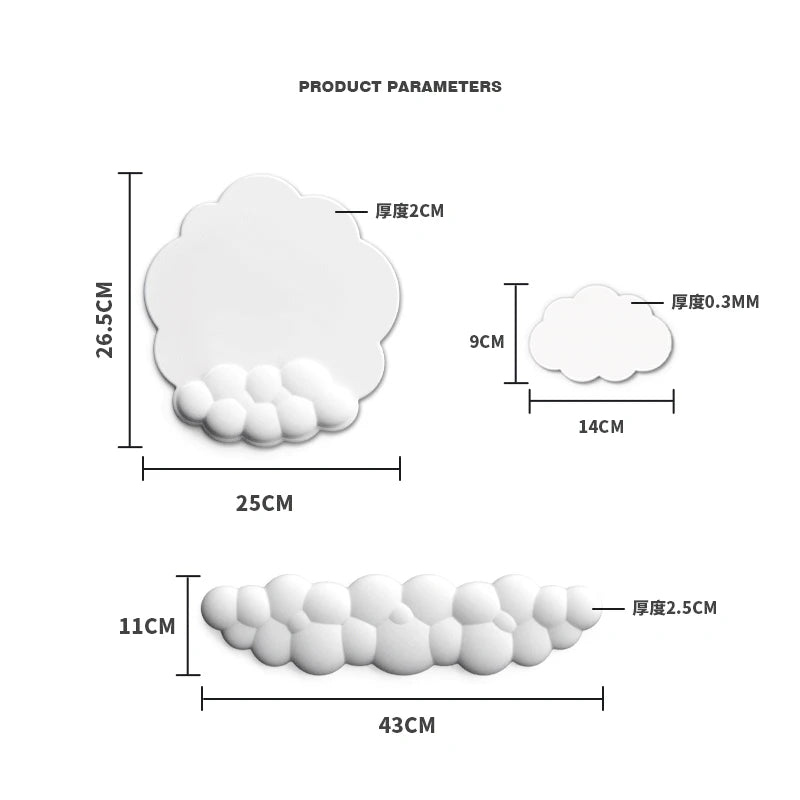 Keyboard Memory Foam Cloud Wrist Rest