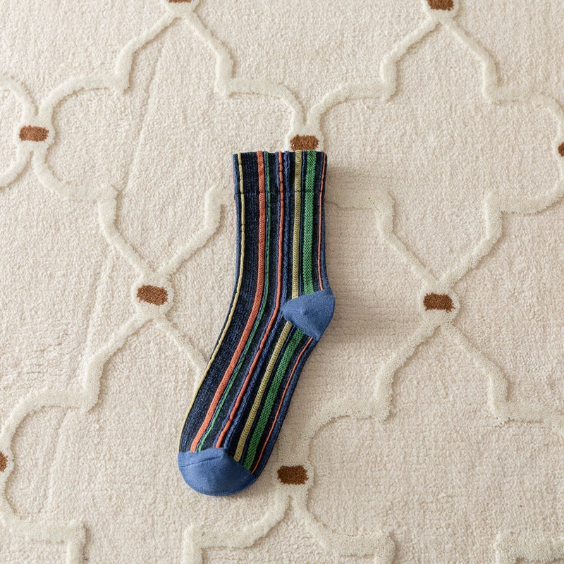 Cute Retro Stripe Socks