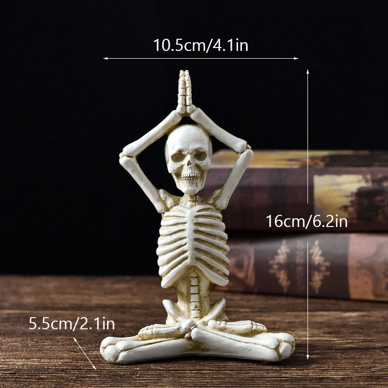 Skeletons doing Yoga