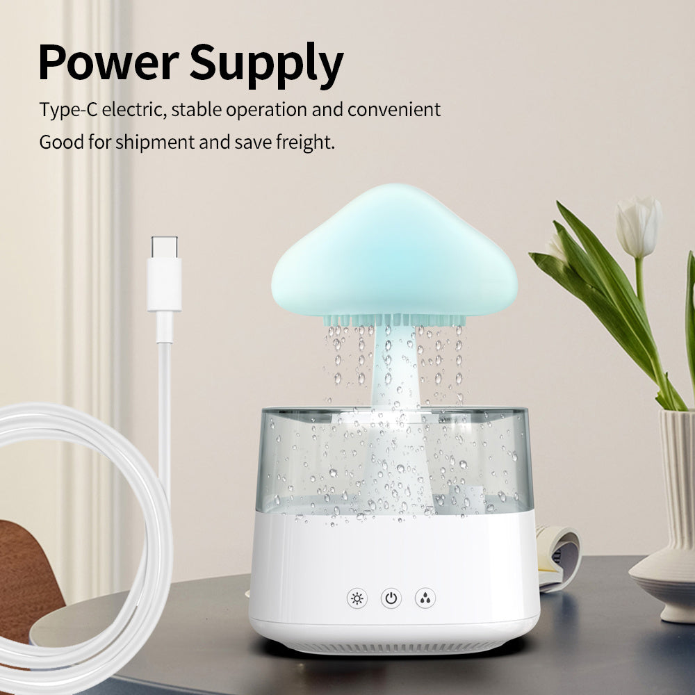 Rain Cloud Humidifier Mushroom