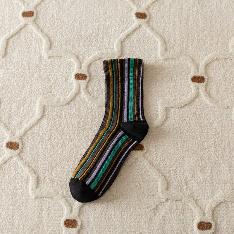 Cute Retro Stripe Socks