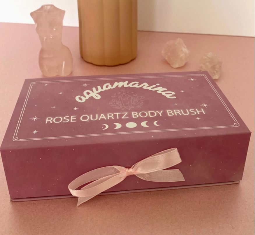 Rose Quartz Body Brush