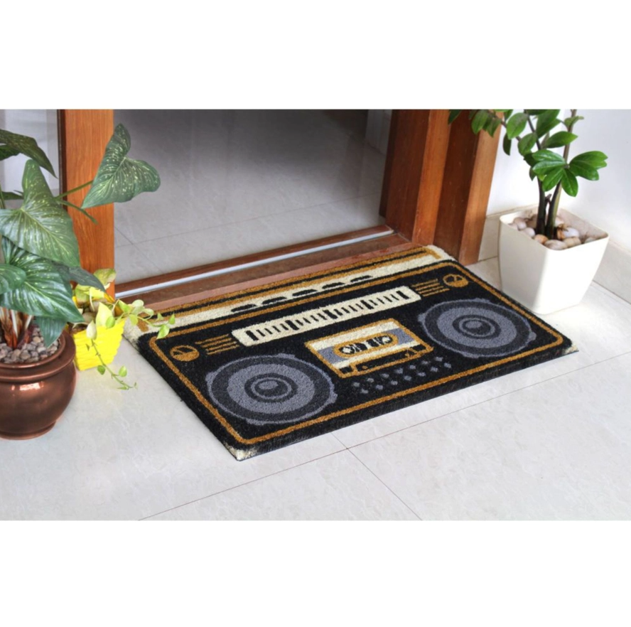 Cute Boombox Door Mat