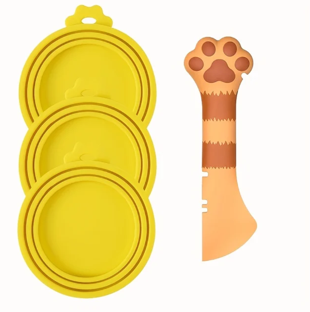 Cat Food Silicon Lid with Spoon